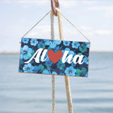 Rustic Marlin - Aloha Maui Strong Sign Twine Sign