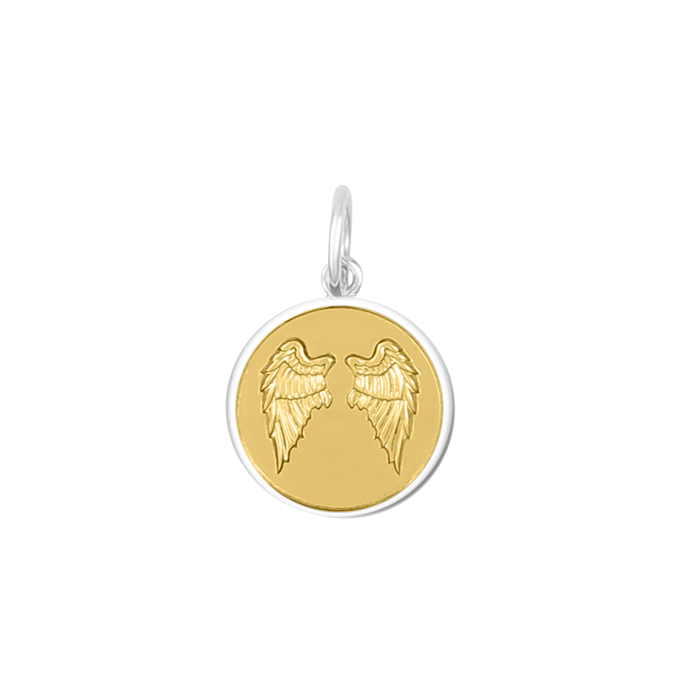 Gold Center Lola Angel Wings Pendant