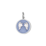 Lola Lavender Angel Wings Pendant 