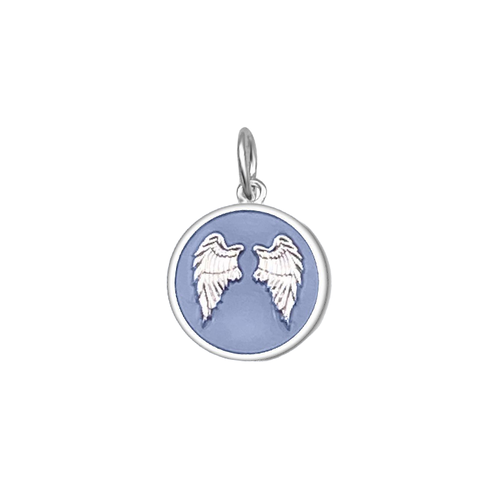 Lola Lavender Angel Wings Pendant 