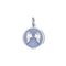 Lavender Lola angel wings fly pendant symbolizing love, protection, and remembrance by Be Charmed. Available at Be Charmed