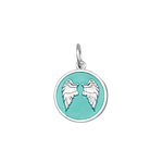 Lola Seafoam Angel Wings Pendant 