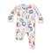 Angel Dear 2 Way Zipper Footie – S’mores design with fun campfire treat print and two-way zipper. Available at Be Charmed.