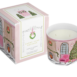 Annapolis Candle Candy Cane Cottage 2-Wick Boxed Candle – festive peppermint scent in holiday packaging. Available at Be Charmed.