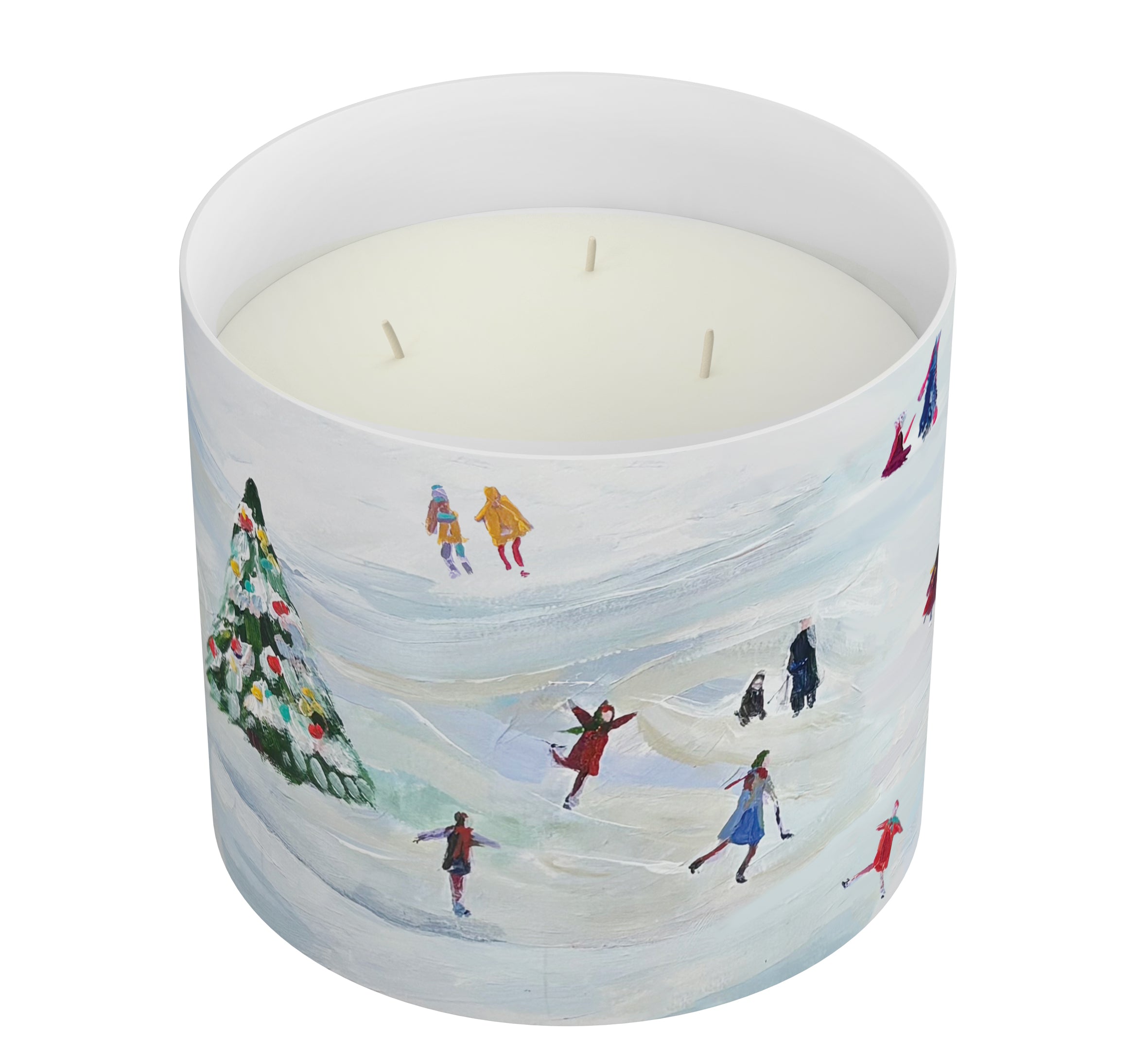 Annapolis Candle Kim Hovell Winter Waltz 3-Wick Boxed Candle – festive fragrance with signature artwork. Available at Be Charmed.