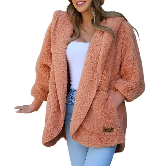 Nordic Beach Cozy Cardigan Apricot Peach