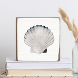 Rustic Marlin - Watercolor Shell 6 x 6 Block