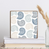 Rustic Marlin - Repeating Shells  6 x 6 Block