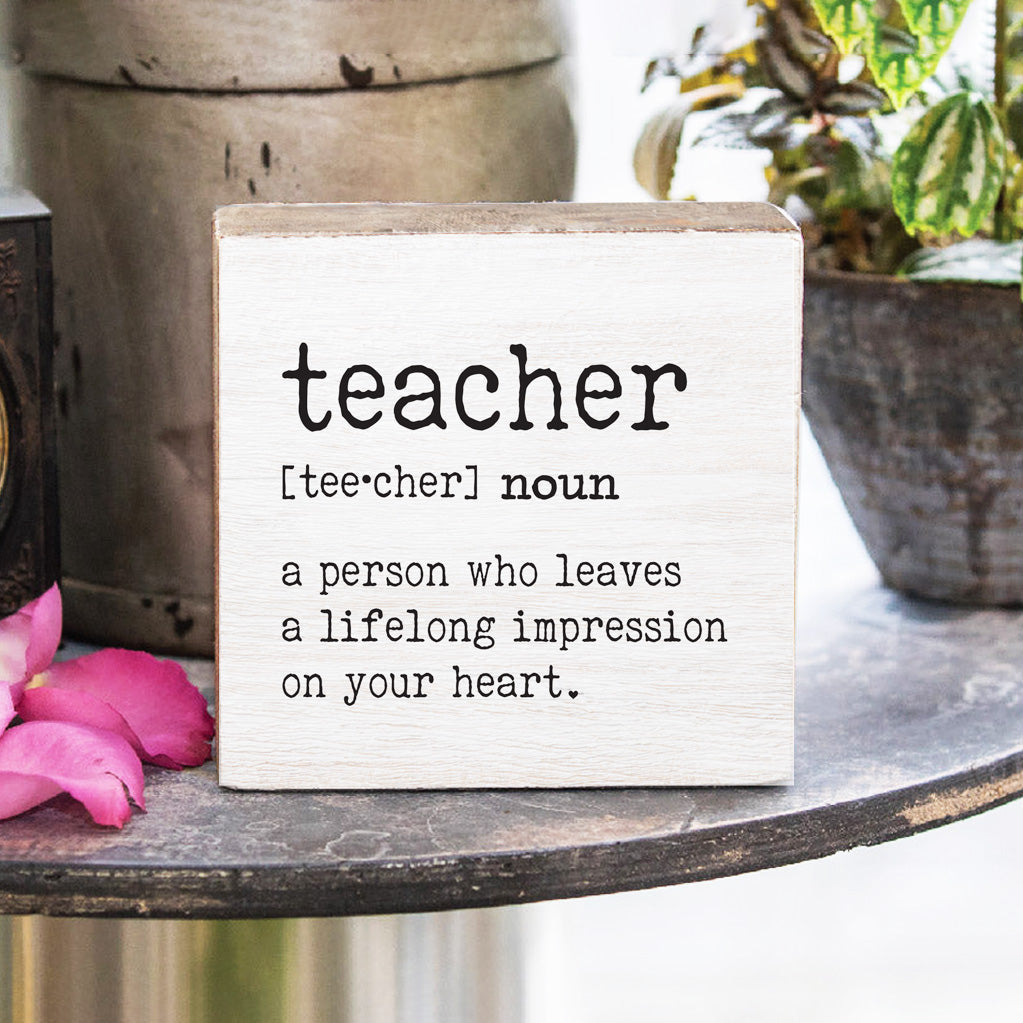 Rustic Marlin 6 x 6 Block Teacher Definition