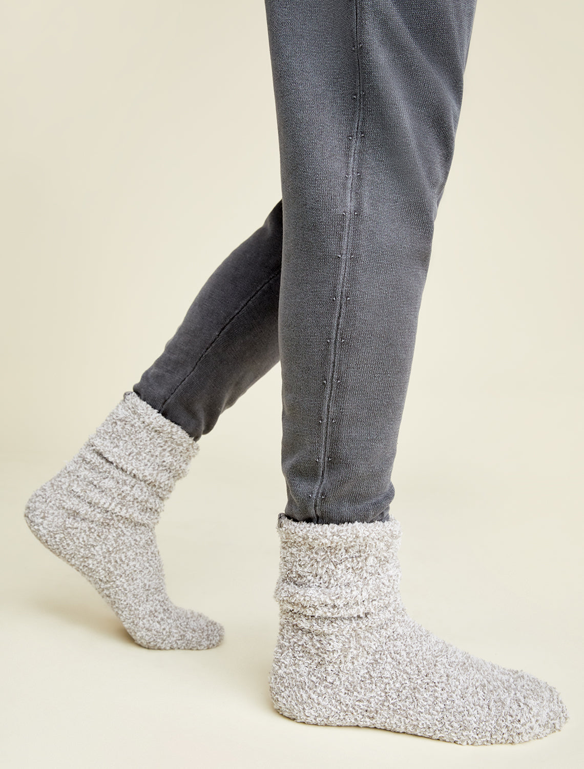 Barefoot Dreams Warm Gray CozyChic Men's Socks