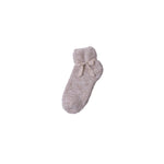Barefoot Dreams Stone CozyChic Heathered Tennis Socks—plush cozy everyday socks. Available at Be Charmed