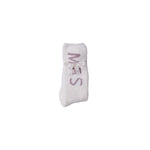 Barefoot Dreams CozyChic Mrs Socks in Pearl Teaberry—plush cozy women’s socks. Available at Be Charmed