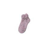 Barefoot Dreams Teaberry CozyChic Heathered Tennis Socks—plush cozy everyday socks. Available at Be Charmed