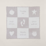 Barefoot Dreams Cream/Stone CozyChic Cuddle Receiving Blanket Opened