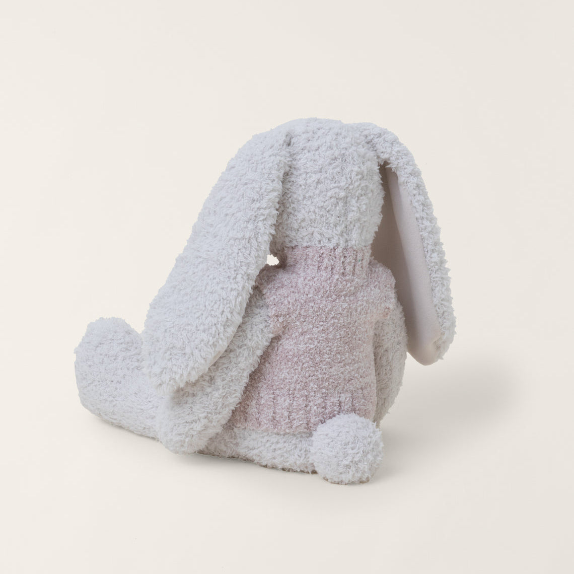 Back of Barefoot Dreams Almond/Pink CozyChic Bunnie Buddie With Vest