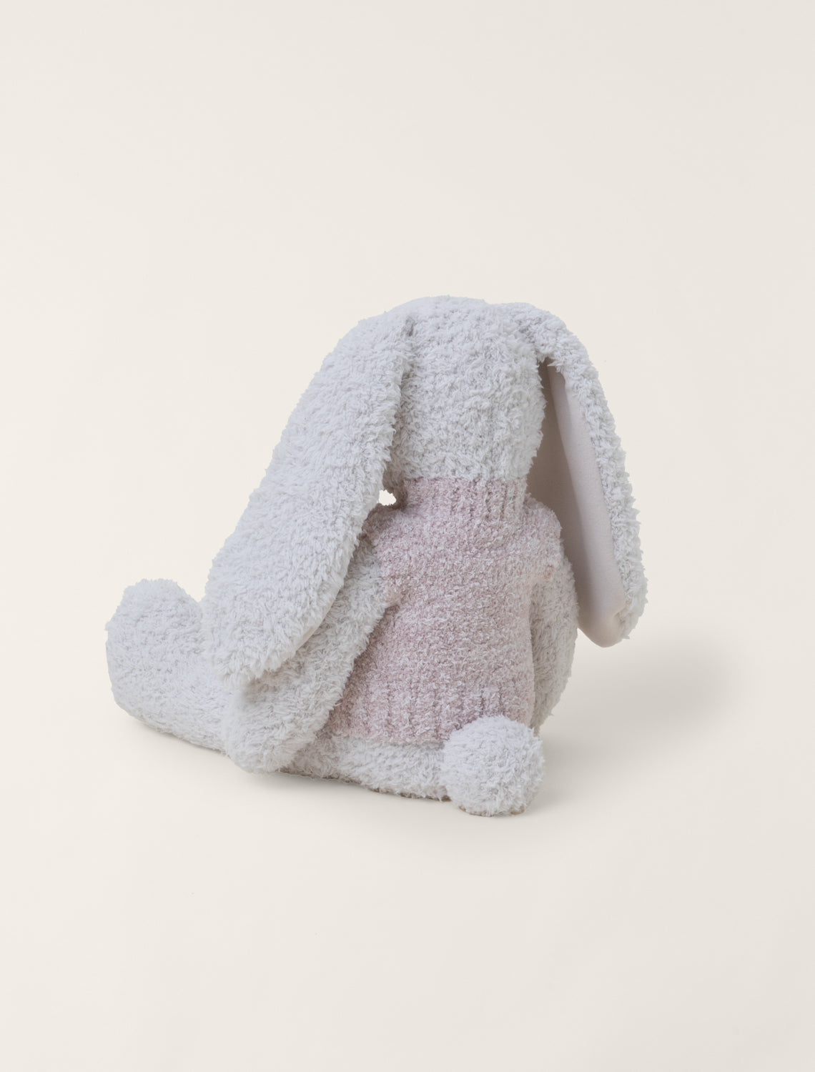 Back of Barefoot Dreams Almond/Pink CozyChic Bunnie Buddie With Vest