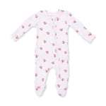 Angel Dear - 2 Way Ruffle Back Footie - Mini Football Hearts available at Be Charmed