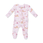 Angel Dear baby footie with fairy tale design on a white background. Available at Be Charmed