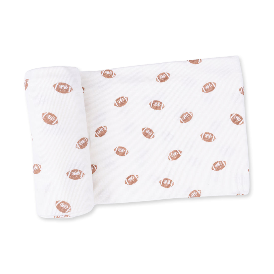 Angel Dear Mini Footballs Swaddle Blanket available at Be Charmed