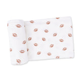 Angel Dear Mini Footballs Swaddle Blanket available at Be Charmed