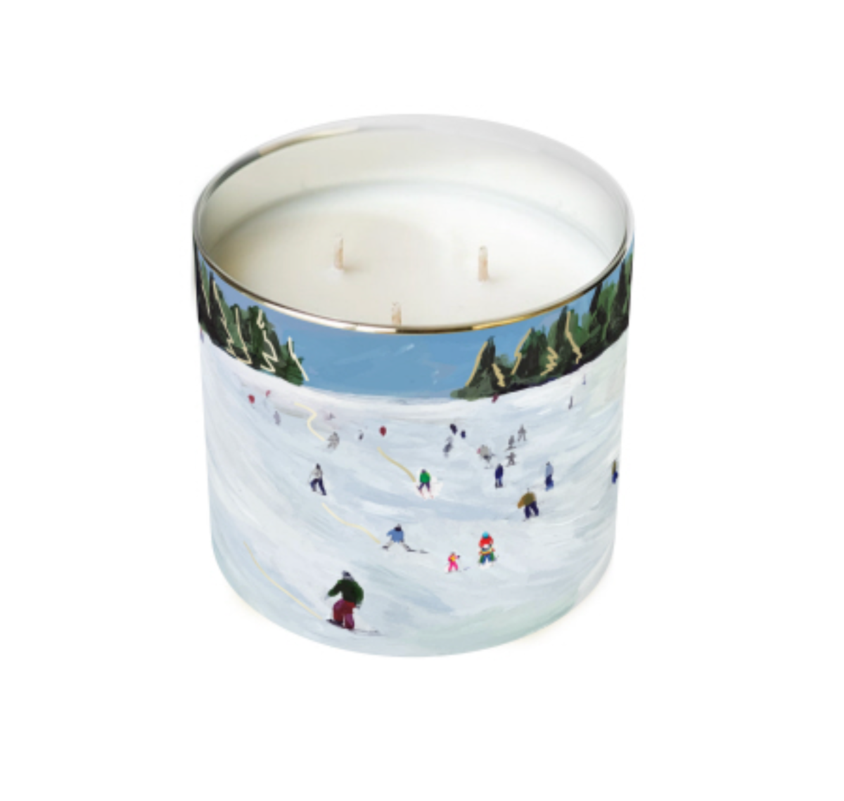 Annapolis Candle Kim Hovell Slope Side 3-wick scented candle in a decorative coastal vessel available at Be Charmed
