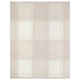 Barefoot Dreams CozyChic Buffalo Plaid Throw in Stone Multi available at Be Charmed, showcasing a cozy checkered pattern and ultra-soft knit texture.