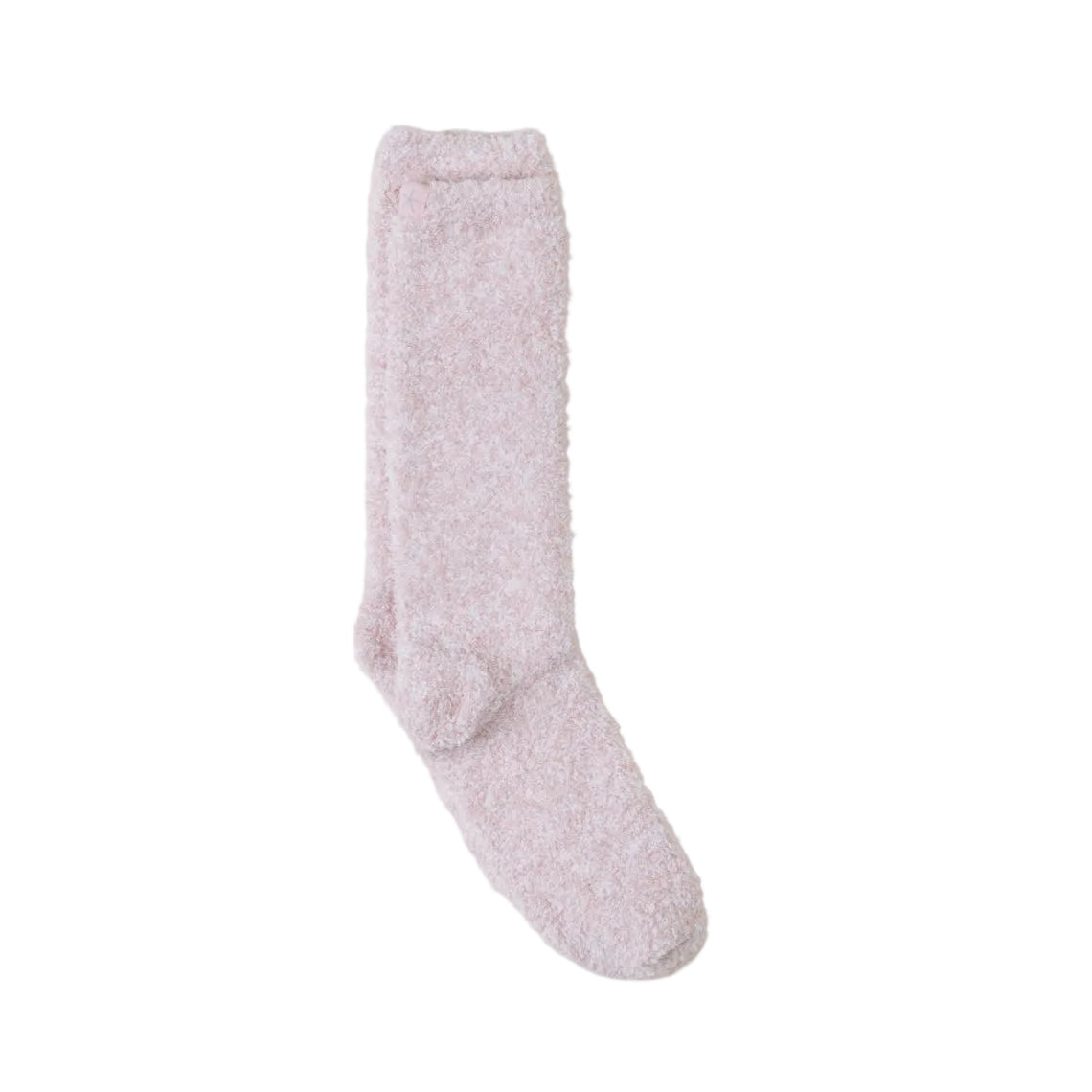 Barefoot Dreams - CozyChic - Dusty Rose/White Heathered Socks available at Be Charmed
