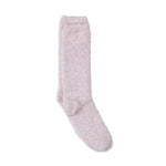 Barefoot Dreams - CozyChic - Dusty Rose/White Heathered Socks available at Be Charmed