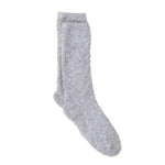 Barefoot Dreams - CozyChic - Oyster/White Heathered Socks available at Be Charmed