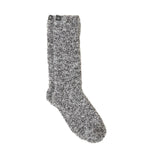 Barefoot Dreams - CozyChic - Slate Blue/White Heathered Socks available at Be Charmed