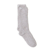 Barefoot Dreams - CozyChic - Stone/White Heathered Socks available at Be Charmed