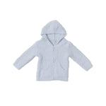 Barefoot Dreams - CozyChic Infant Hoodie in blue available at Be Charmed