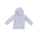 Barefoot Dreams - CozyChic Infant Hoodie in blue available at Be Charmed