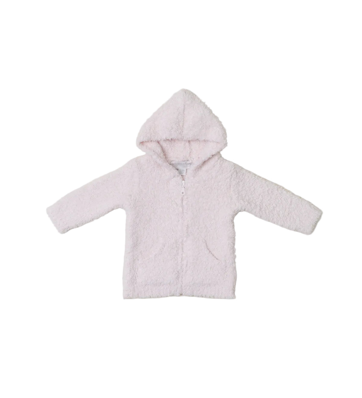 Barefoot Dreams - CozyChic Infant Hoodie in pink available at Be Charmed