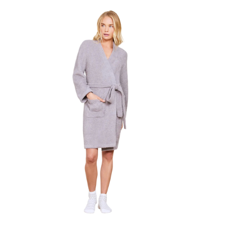 Barefoot Dreams - CozyChic - Beach Rock Solid Robe available at Be Charmed