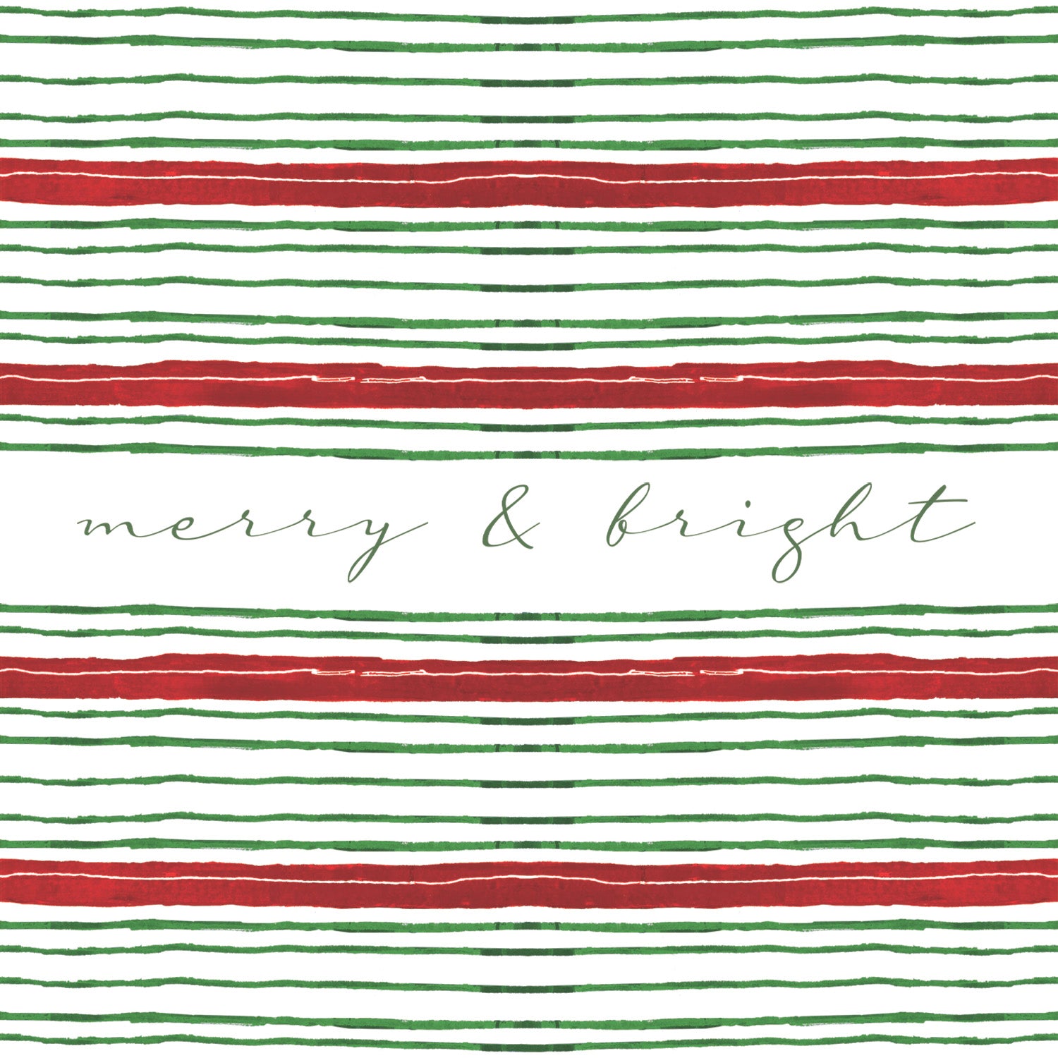 Boston International holiday cocktail napkins in merry & bright stripes; featuring festive seasonal patterns available at Be Charmed