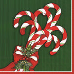 Boston International holiday cocktail napkins in sweet joy; featuring festive seasonal patterns available at Be Charmed