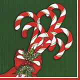 Boston International holiday cocktail napkins in sweet joy; featuring festive seasonal patterns available at Be Charmed