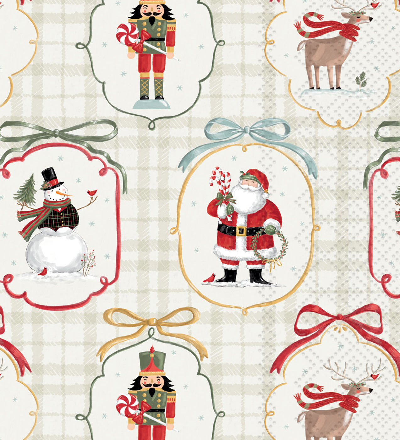 Boston International Holiday Guest Towel  in frosty cameo green; featuring a festive seasonal patterned paper hand towel available at Be Charmed