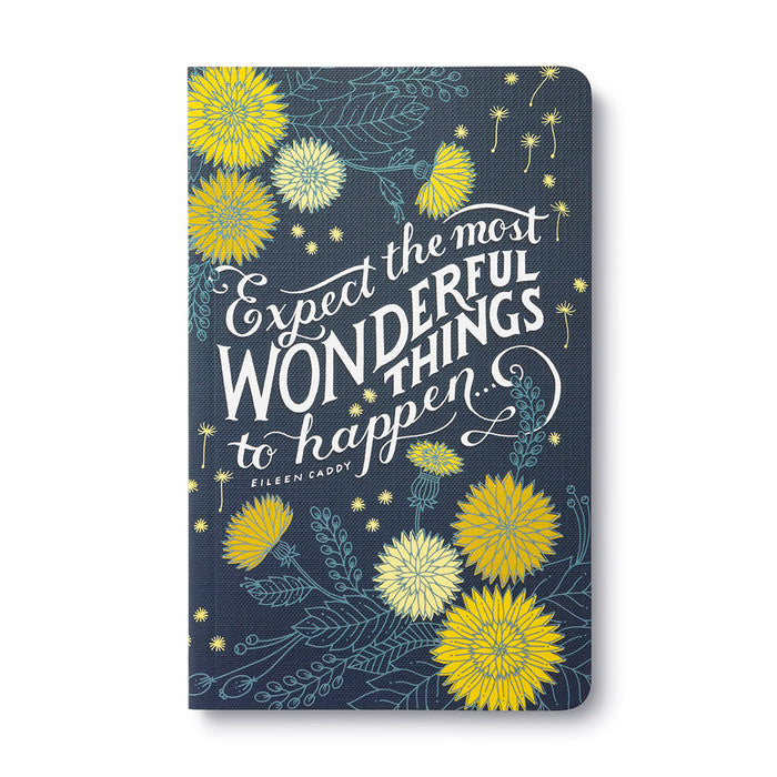 Compendium Write Now Journal Expect the most wonderful things to happen available at Be Charmed