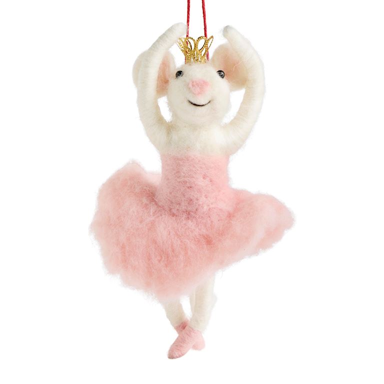 Demdaco Ornament - Ballerina Mouse available at Be Charmed