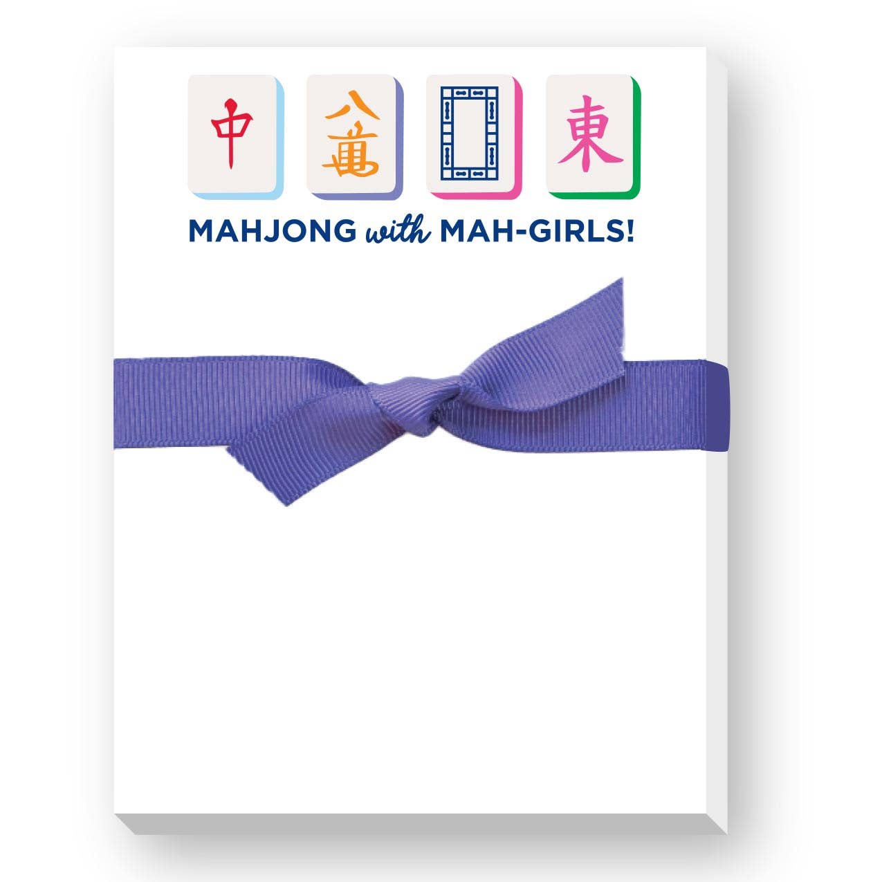 Donovan Designs mini note featuring a Mahjong With Mah-Girls illustration available at Be Charmed