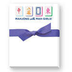 Donovan Designs mini note featuring a Mahjong With Mah-Girls illustration available at Be Charmed