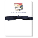Donovan Designs mini note featuring a To Do After Reading book lover illustration available at Be Charmed