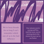 Drinks on Me Young and Fun napkins featuring a playful text design available at Be Charmed