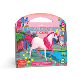 eeBoo magical creatures sticker book, colorful book featuring whimsical illustrated stickers available at Be Charmed