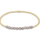 enewton - labradorite 2MM Gold Bliss Bracelet available at Be Charmed