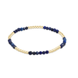 enewton - Lapis Blissful Pattern 2.5mm Bead Bracelet available at Be Charmed