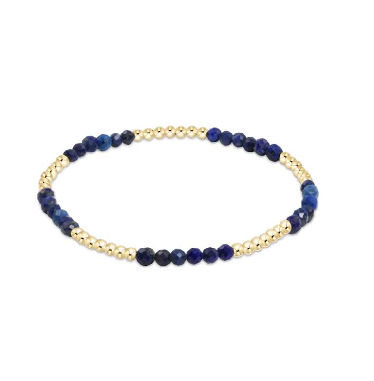 enewton - Lapis Blissful Pattern 2.5mm Bead Bracelet available at Be Charmed
