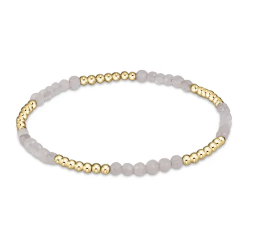 enewton - Moonstone Blissful Pattern 2.5mm Bead Bracelet available at Be Charmed